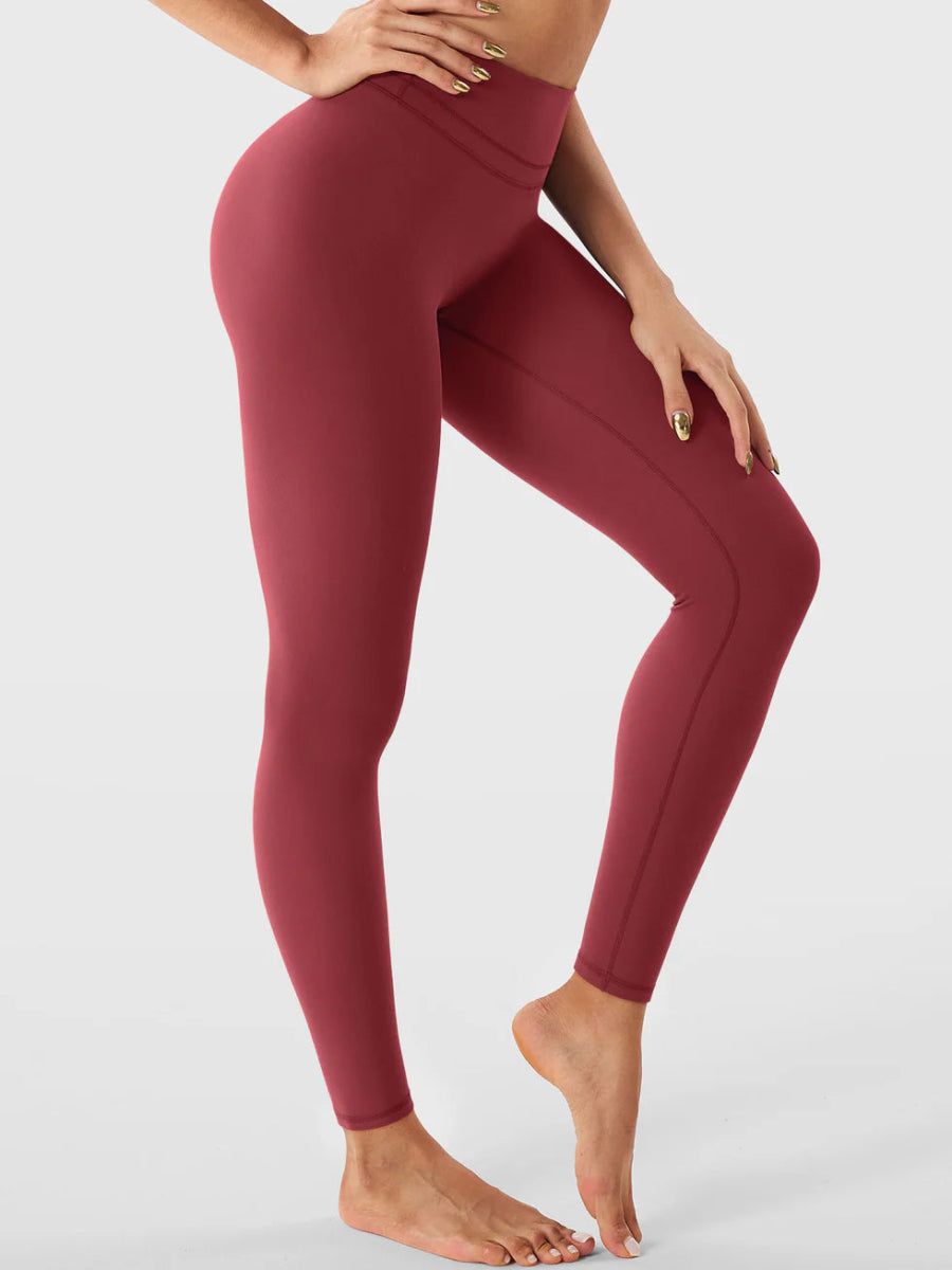 Lumëa™ Sculpt Leggings – Garnet Red (26") - LEVEFIT