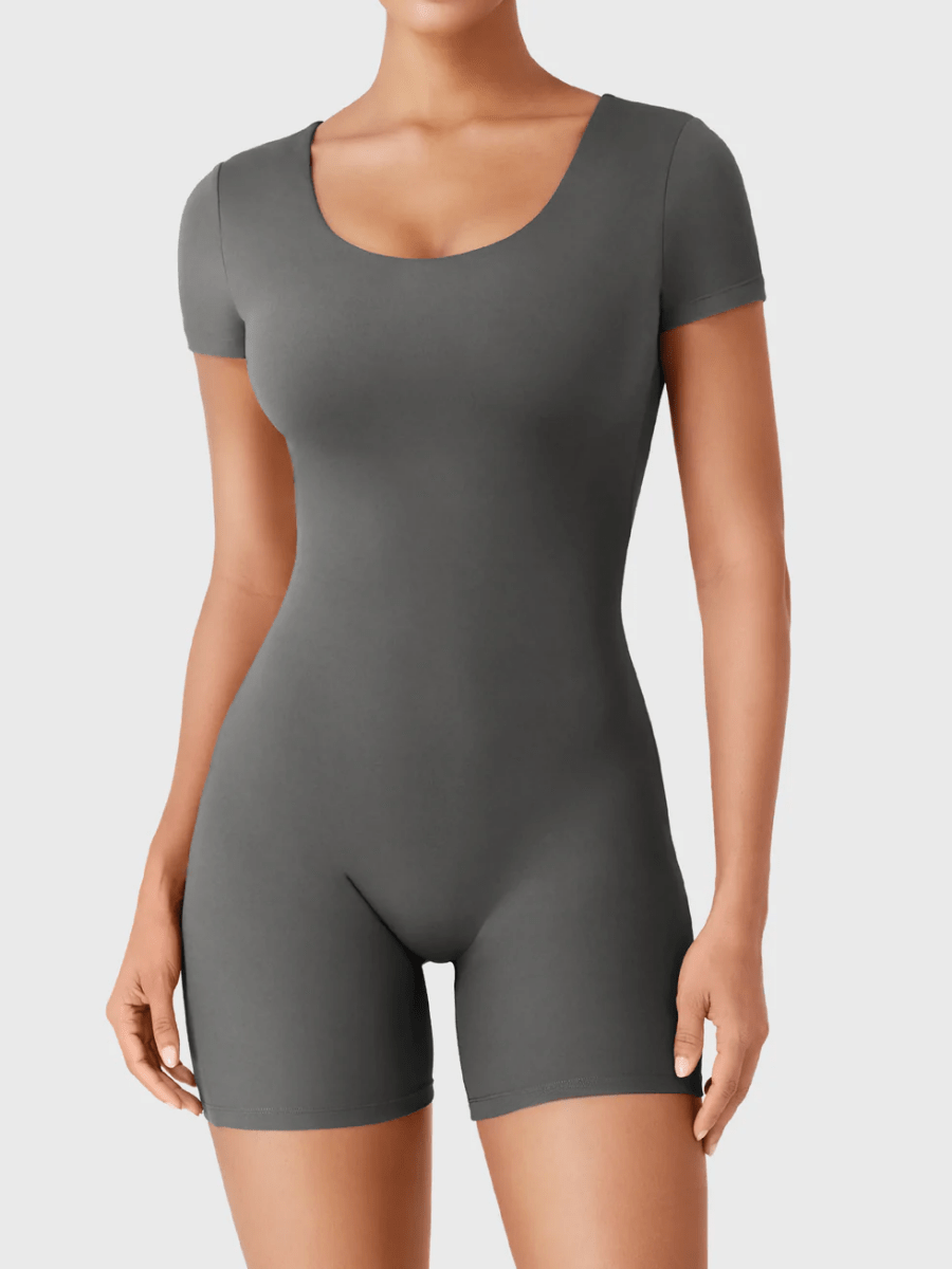 LYRA™ Softline Open Back Romper - LEVEFIT