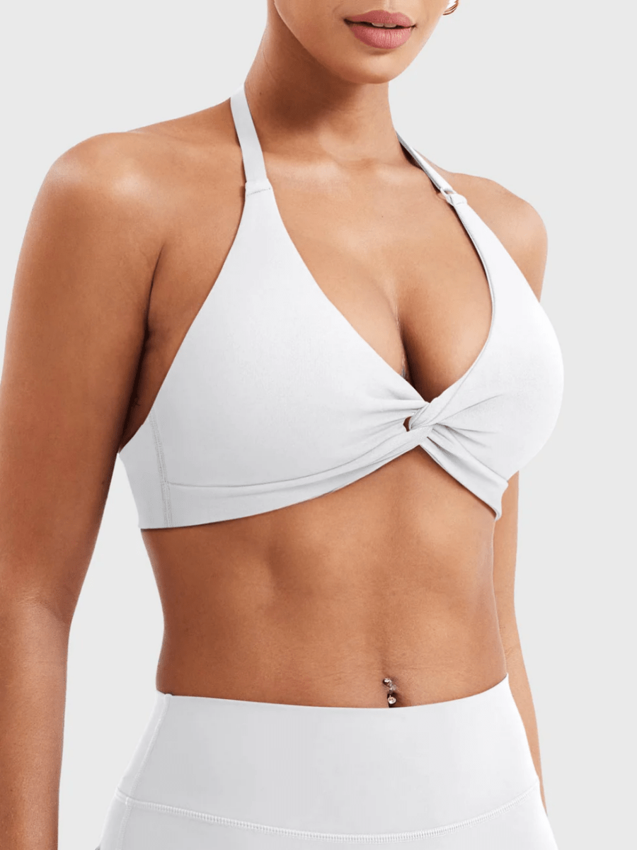 MELISY™ Twist Halter Bra - LEVEFIT