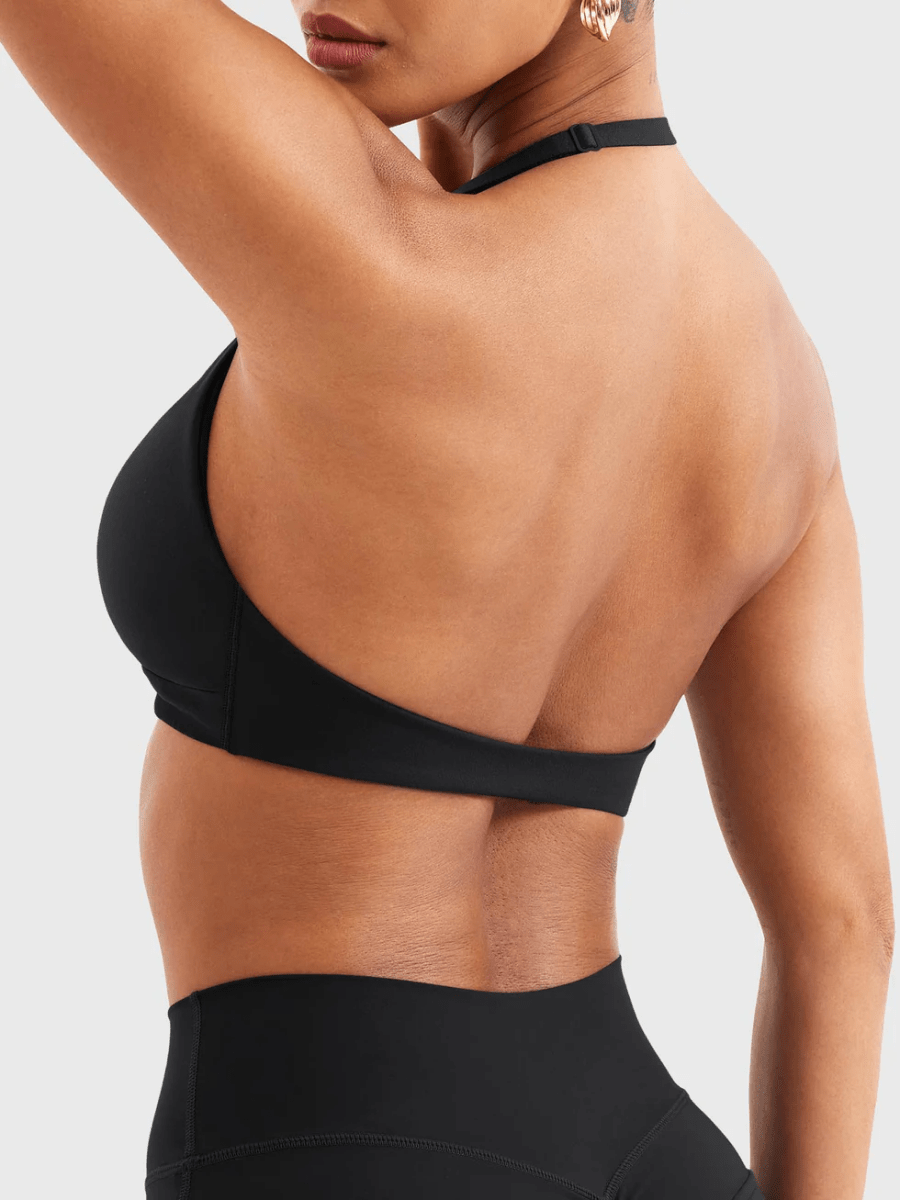 MELISY™ Twist Halter Bra - LEVEFIT