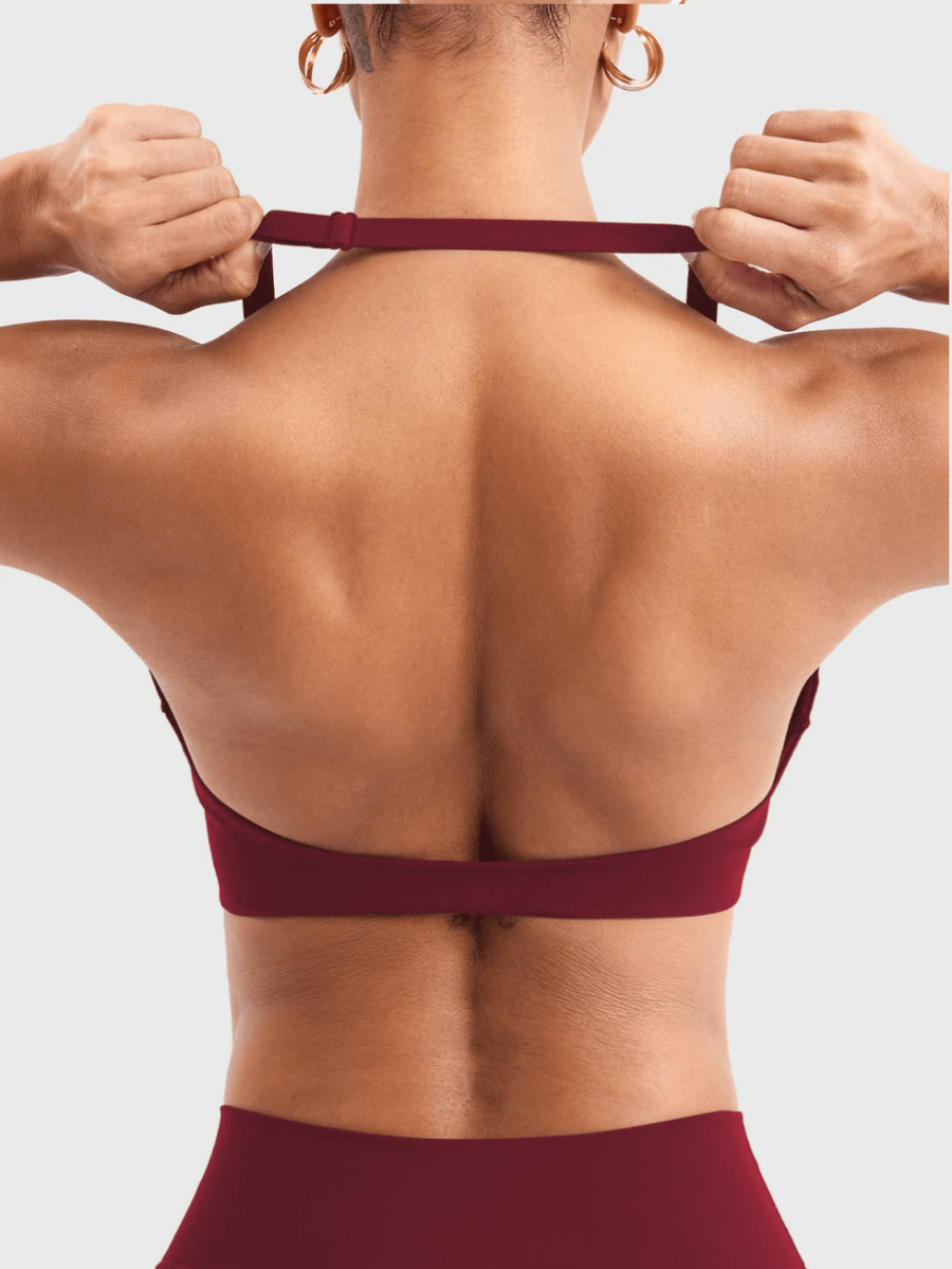 MELISY™ Twist Halter Bra - LEVEFIT