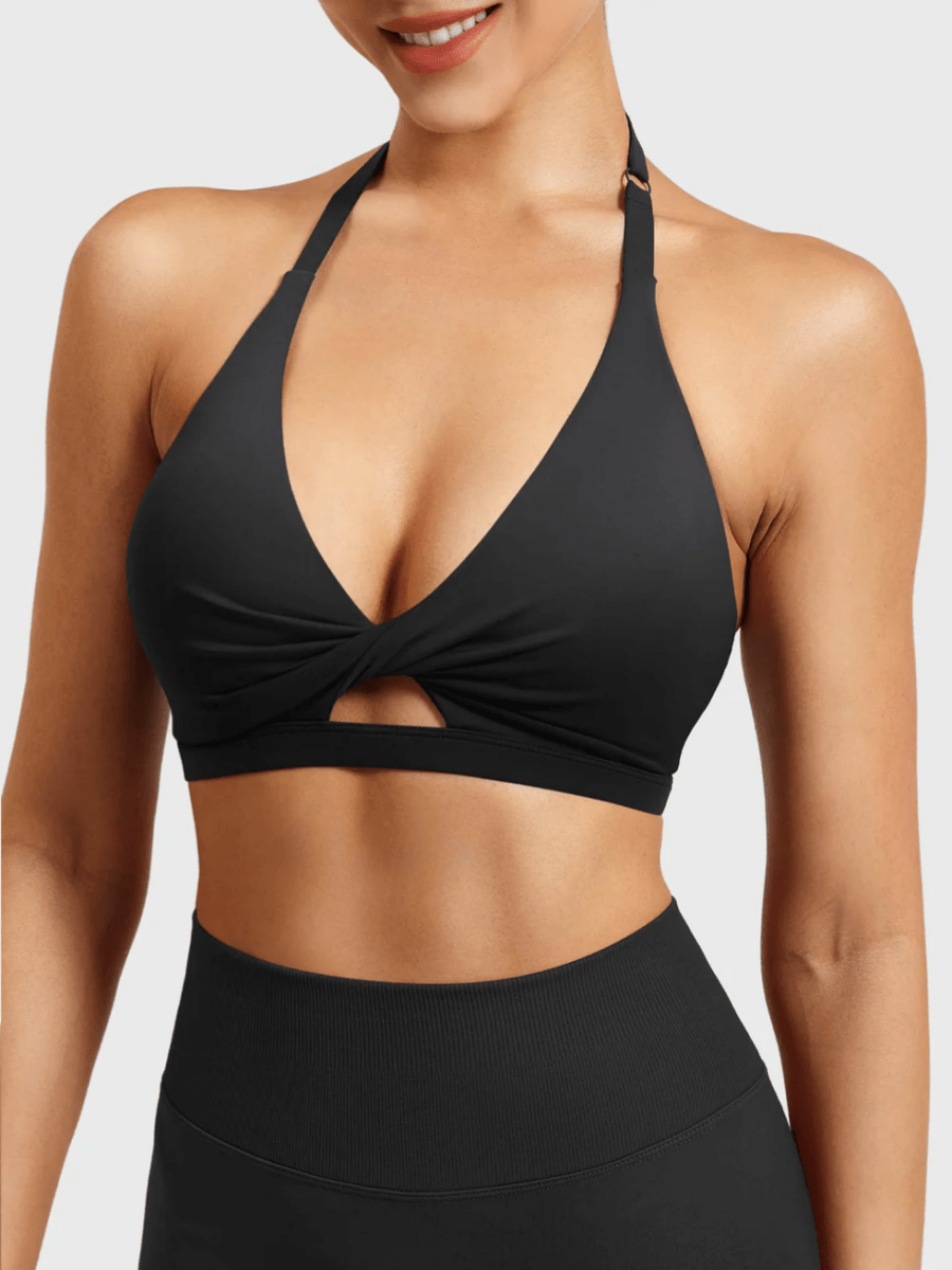 MICAELA™ Twist Sculpt Sports Bra - LEVEFIT
