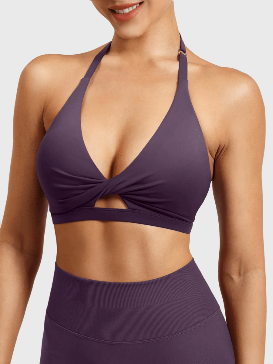 MICAELA™ Twist Sculpt Sports Bra - LEVEFIT