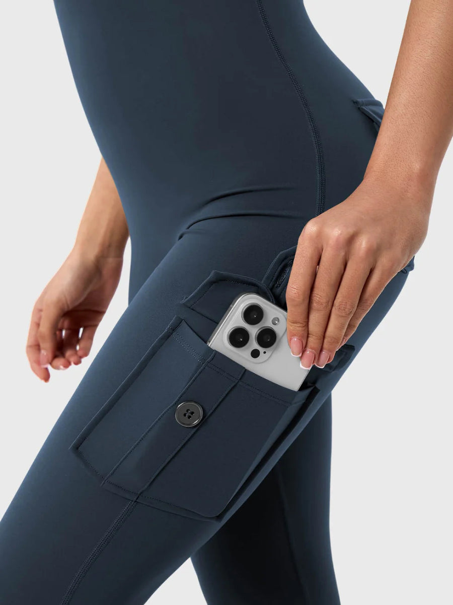 NÁRIA™ Softline Cargo Jumpsuit - LEVEFIT