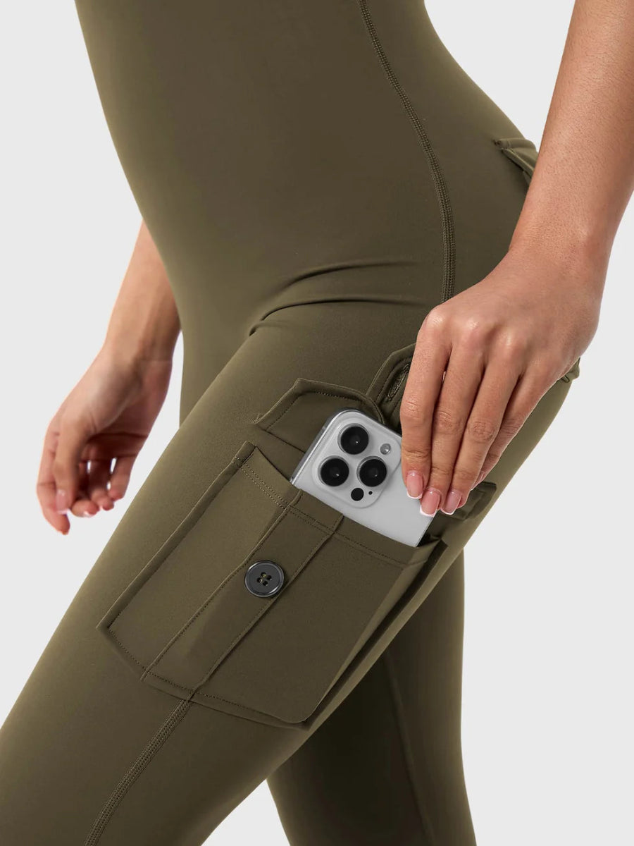 NÁRIA™ Softline Cargo Jumpsuit - LEVEFIT