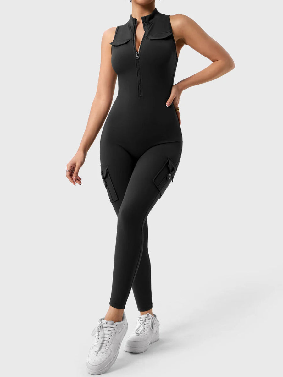NÁRIA™ Softline Cargo Jumpsuit - LEVEFIT