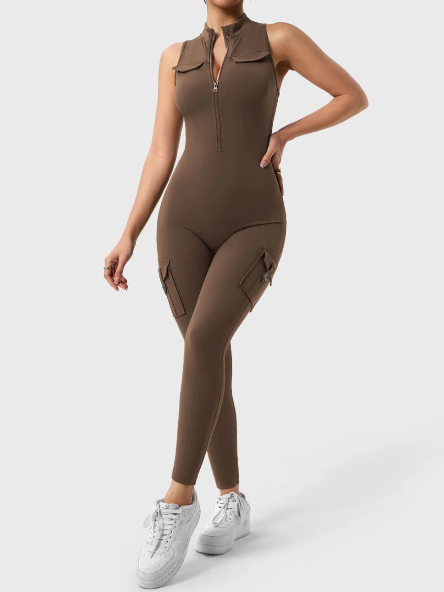 NÁRIA™ Softline Cargo Jumpsuit - LEVEFIT