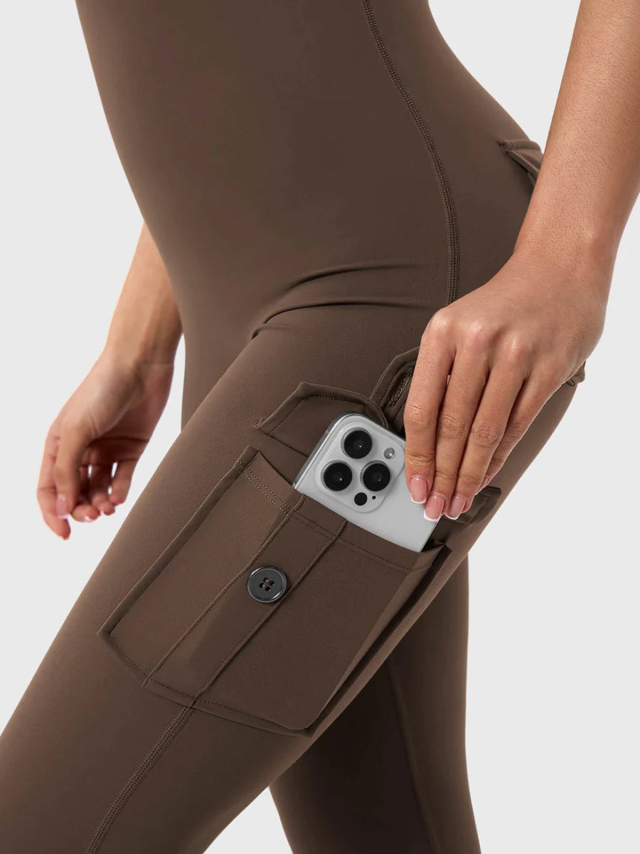 NÁRIA™ Softline Cargo Jumpsuit - LEVEFIT