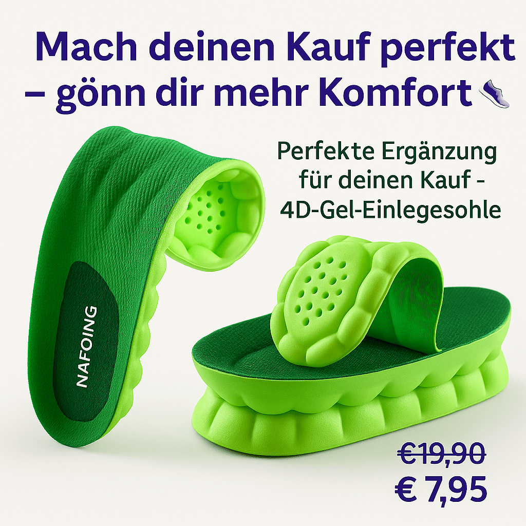 Perfect addition to your purchase – 4D gel insole - LEVEFIT