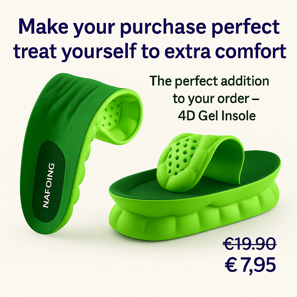 Perfect addition to your purchase – 4D gel insole - LEVEFIT