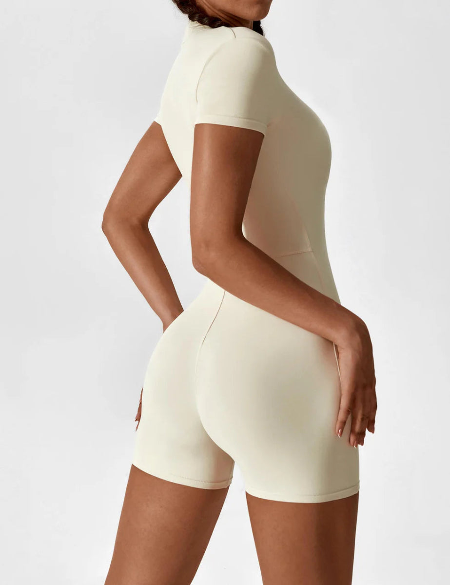 SERENA™ Softline Zip Romper - LEVEFIT