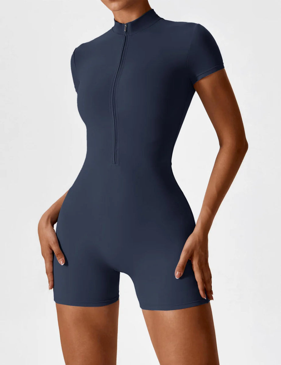 SERENA™ Softline Zip Romper - LEVEFIT