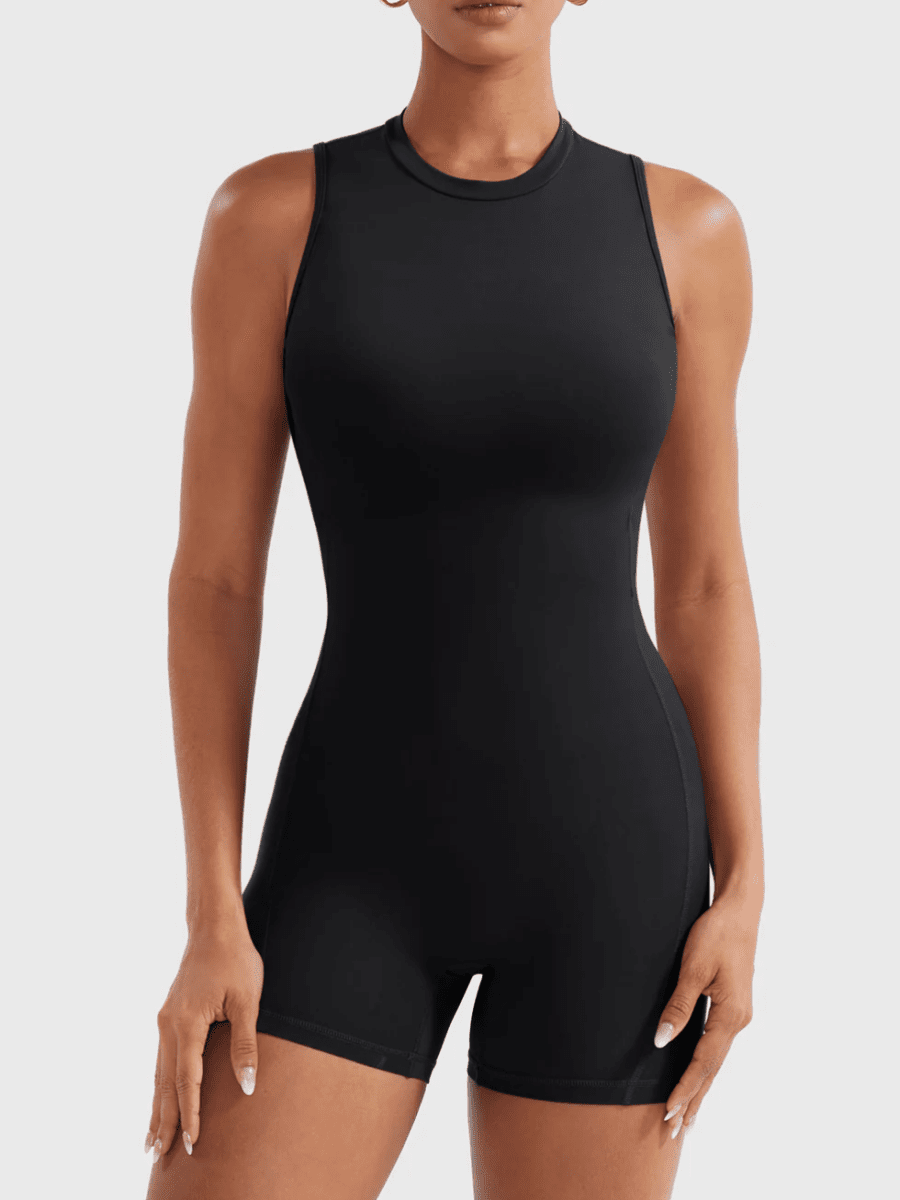 SERENE™ Softline Open Back Romper - LEVEFIT