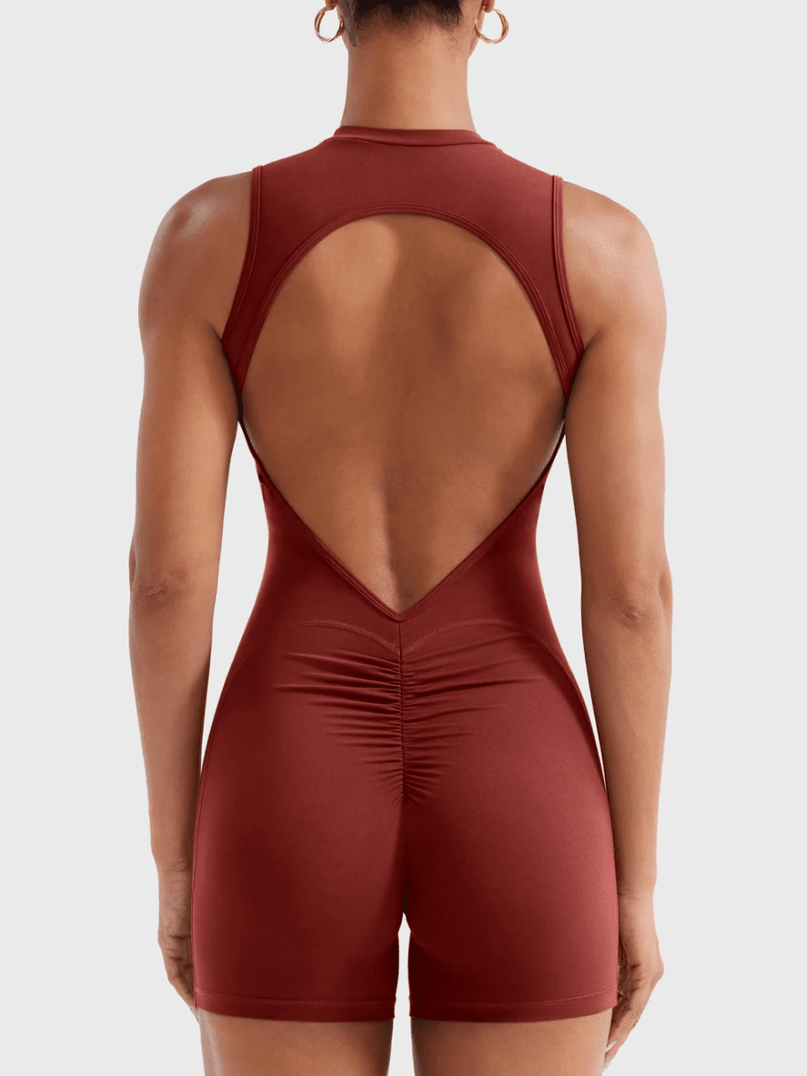 SERENE™ Softline Open Back Romper - LEVEFIT