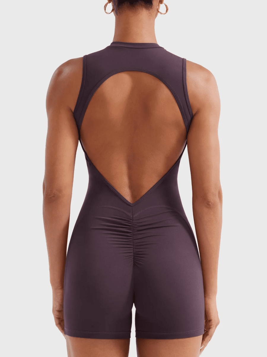 SERENE™ Softline Open Back Romper - LEVEFIT