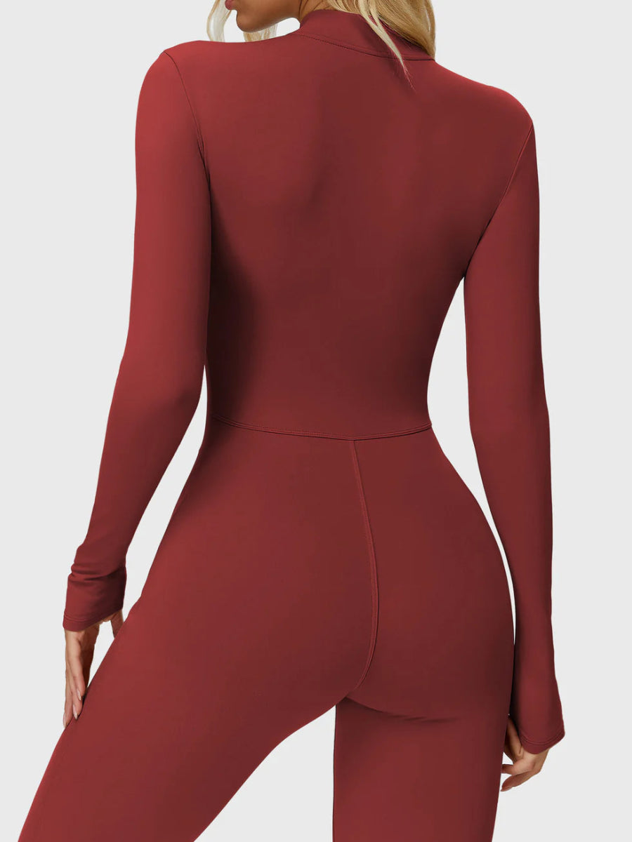 Tuta con zip e svasatura Silhouette - LEVEFIT