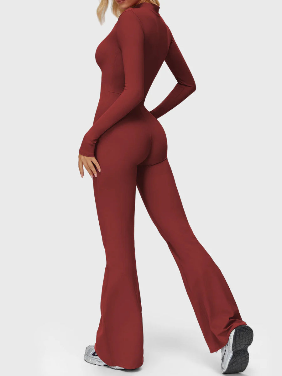 Tuta con zip e svasatura Silhouette - LEVEFIT