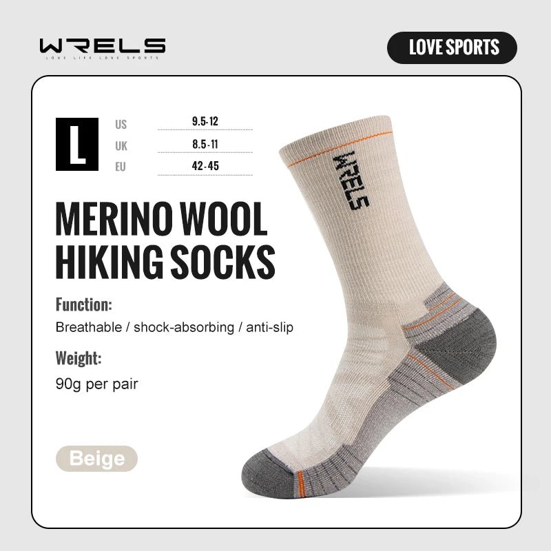 WRELS Merino Sportsocken - LEVEFIT